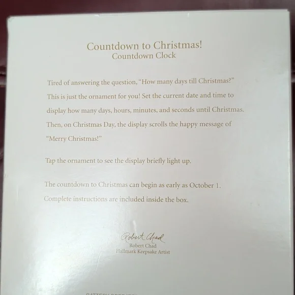 Hallmark Keepsake Santa Countdown To Christmas 2011 - Picture 7 of 8